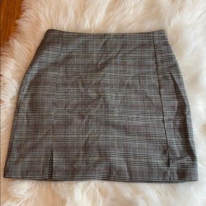 Brandy Melville Mini Double Slit Cara Skirt